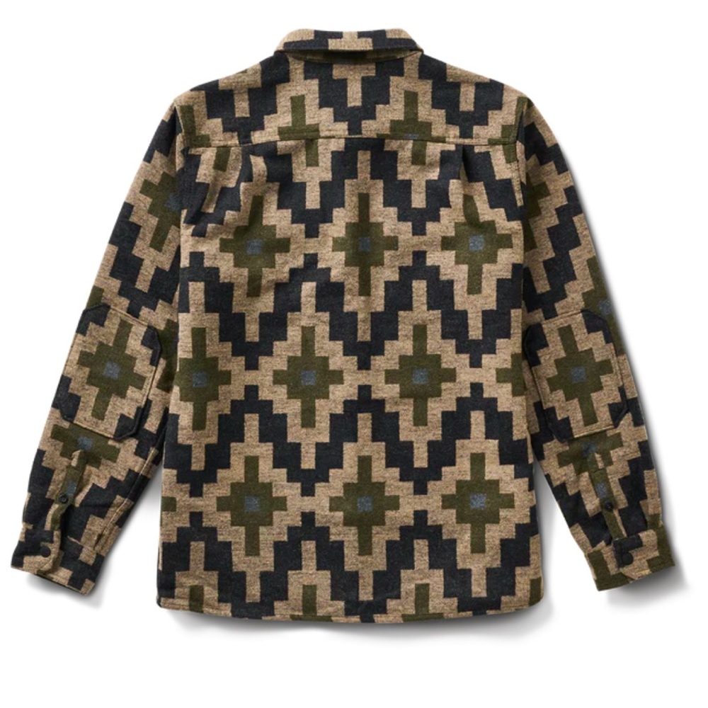 Roark Aztec Pattern Casual Button Down Shirt - Bl… - image 6